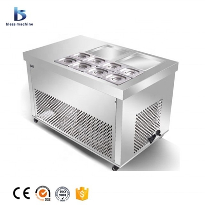 Appareil élégant Ruloir de crème glacée au yogourt frit électrique avec fonction automatique
