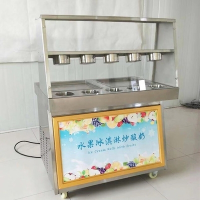Compresseur de marques internationales pour une petite machine de congélation de yaourt glacé frits personnalisée