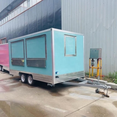 3000*2100*2500MM Voltage 110V/220V Pizza Truck Bbq Cuisine mobile Restaurant de restauration rapide