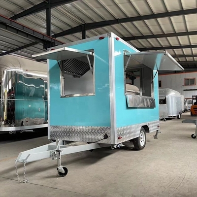 3000*2100*2500MM Voltage 110V/220V Pizza Truck Bbq Cuisine mobile Restaurant de restauration rapide