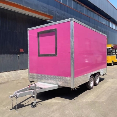 3000*2100*2500MM Voltage 110V/220V Pizza Truck Bbq Cuisine mobile Restaurant de restauration rapide