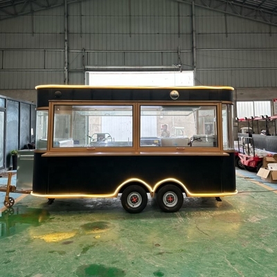 2023 Camion électrique mobile alimentaire avec carrosserie en tôle galvanisée peinte et alimentation directe