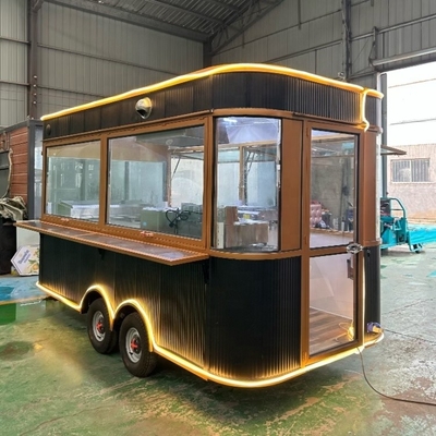 2023 Camion électrique mobile alimentaire avec carrosserie en tôle galvanisée peinte et alimentation directe