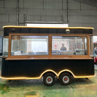 2023 Camion électrique mobile alimentaire avec carrosserie en tôle galvanisée peinte et alimentation directe