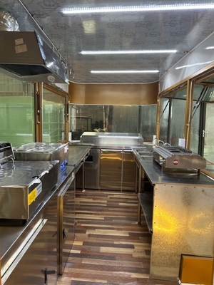 2023 Camion électrique mobile alimentaire avec carrosserie en tôle galvanisée peinte et alimentation directe