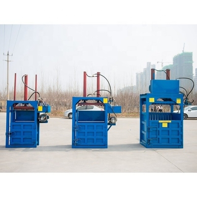 Machine hydraulique pour emballer des bouteilles en PET de 30 à 100 tonnes Capacité de 5 à 8 sacs par heure Compacteur hydraulique