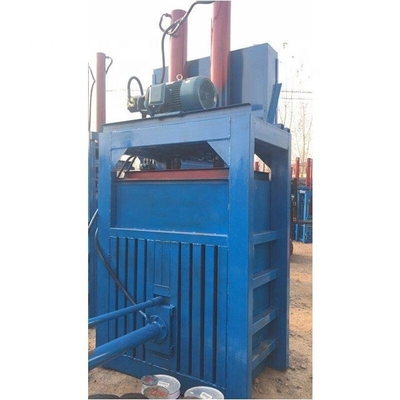Machine hydraulique pour emballer des bouteilles en PET de 30 à 100 tonnes Capacité de 5 à 8 sacs par heure Compacteur hydraulique