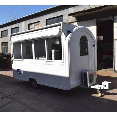 Design Silver Snack Food Trailer pour la vente de kiosques de restauration rapide aux États-Unis