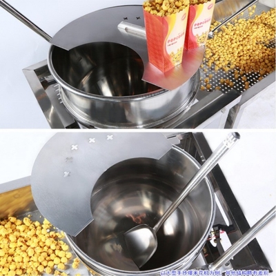 Machine de fabrication de popcorn en acier inoxydable avec une super performance et une économie d'énergie