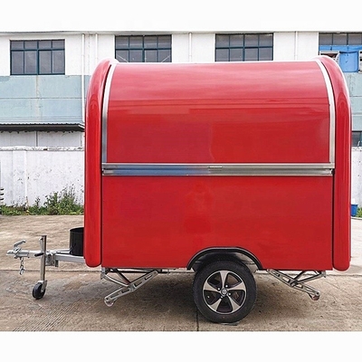 Trailer alimentaire mobile équipé d'un climatiseur L420cm*W180cm*H230cm 10% de réduction