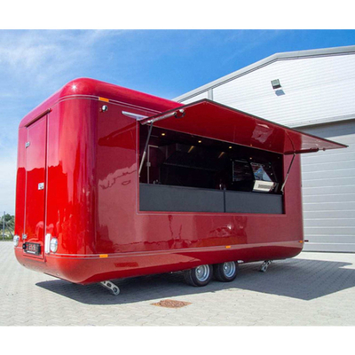 35km-75km/h Vitesse CE Certifié Airstream Food Trailer personnalisé pour l'usine d'assaisonnement