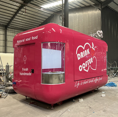 35km-75km/h Vitesse CE Certifié Airstream Food Trailer personnalisé pour l'usine d'assaisonnement