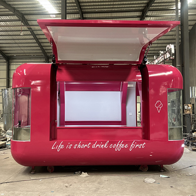 35km-75km/h Vitesse CE Certifié Airstream Food Trailer personnalisé pour l'usine d'assaisonnement