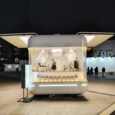 Camion alimentaire mobile personnalisable avec acier inoxydable et feuille galvanisée peinte