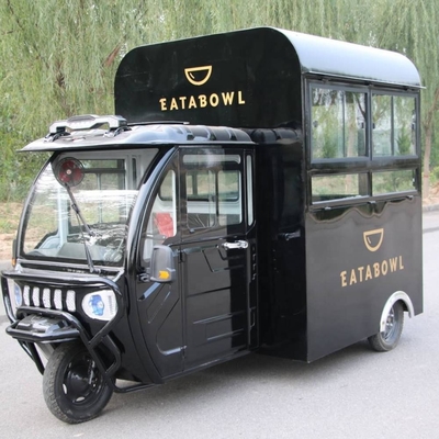 2022 Vendable 3 roues Food Truck pour les petites entreprises et la durabilité en acier inoxydable
