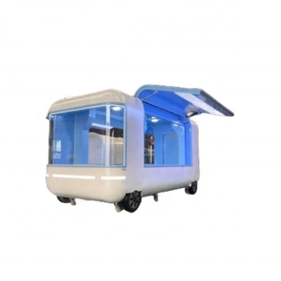 1000 kg Mobiles Snack Food Truck Gaz Fast Food Cart Trailer Cuisine dans une usine de fabrication