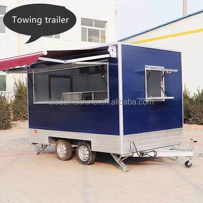 Trailer de concession alimentaire 3000*2100*2500MM Taille pièces détachées incluses