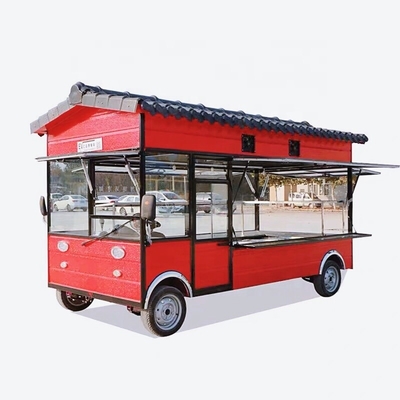 La fonction de fabrication de fast-food de la remorque de boissons froides largement utilisée en 2022 exposée à la foire de Canton