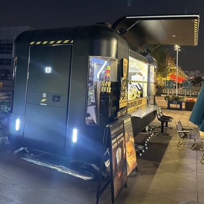 Assistance en ligne après le service Australia Standard Outdoor Mobile Fast Food Cartes Kiosque
