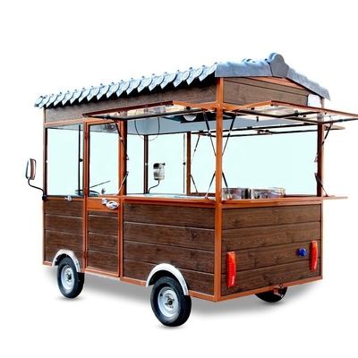 Normes d'hygiène alimentaire Fabrication de chariots alimentaires en plein air à 3 ou 4 roues pour camions mobiles
