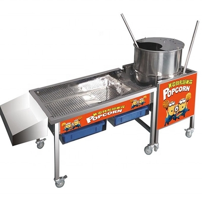 Matériau 304 en acier inoxydable Machine à popcorn au caramel 15% d'économie d'énergie à la foire de Canton
