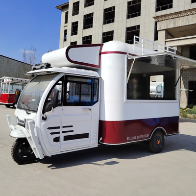 2023 Pedicab à trois roues mobiles électriques polyvalents de restauration rapide avec technologie avancée