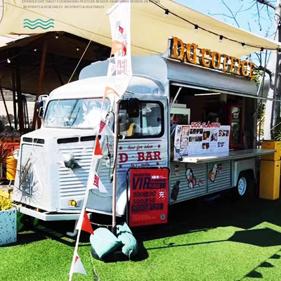 3KW-20KW Vans mobiles électriques pour la restauration rapide Snacks Boissons et café Matière première soja