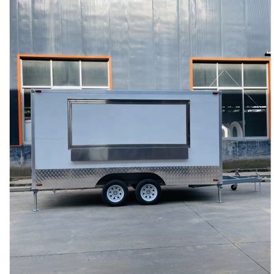 Camion alimentaire mobile avec isolation thermique et conception électrique sur quatre roues personnalisée