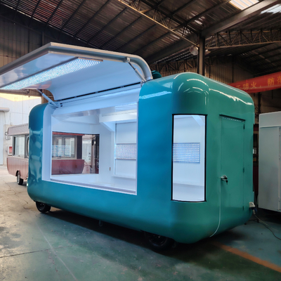 Camion électrique mobile multifonctionnel avec remorque alimentaire et snack