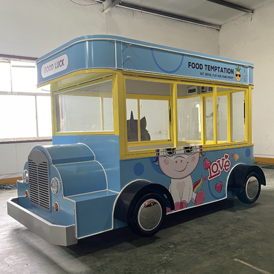 40 km/h Fast food snack boisson glace trailers de restauration avec matière première de farine