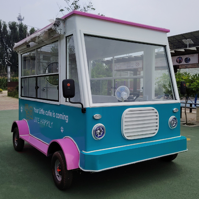 Camion électrique mobile de nourriture multifonctionnel de longueur personnalisée pour boissons froides et collations