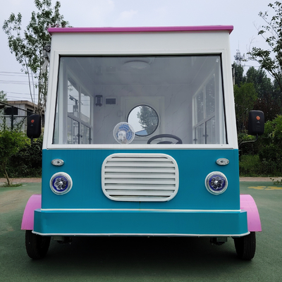 Camion électrique mobile de nourriture multifonctionnel de longueur personnalisée pour boissons froides et collations