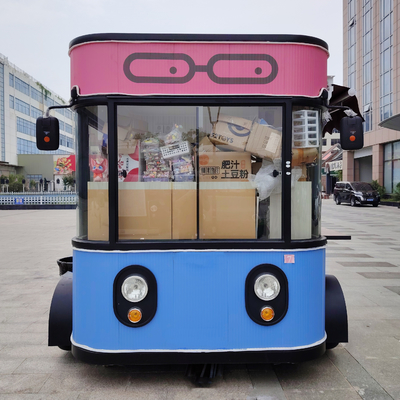 3.0kw électrique mobile fast food snack boisson glace restauration remorque chariot de kiosque
