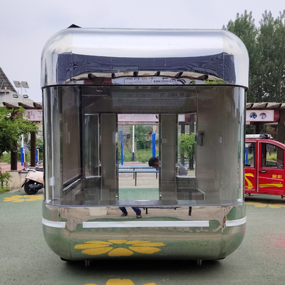 Vente au détail Vente de vêtements électriques mobiles multifonctionnels Vente d'aliments Snack Trailer Boutique Cart