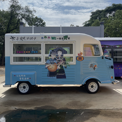 Vans électriques mobiles polyvalents Fast Food Snack Catering Boissons Café Camion Voiture roulante