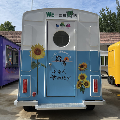Vans électriques mobiles polyvalents Fast Food Snack Catering Boissons Café Camion Voiture roulante