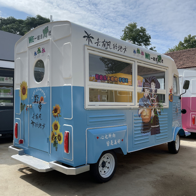 Vans électriques mobiles polyvalents Fast Food Snack Catering Boissons Café Camion Voiture roulante