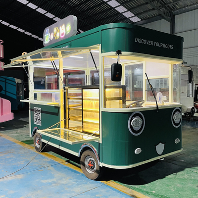 Combo de poulet frit et de boisson à base de cola pour camion électrique à collation mobile dans l'huile de cuisson