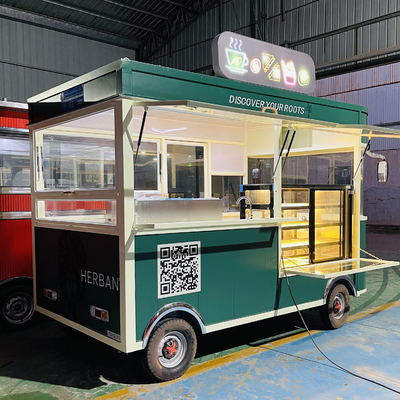 Combo de poulet frit et de boisson à base de cola pour camion électrique à collation mobile dans l'huile de cuisson