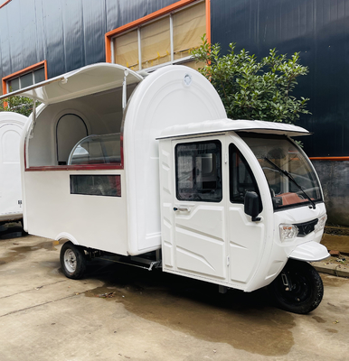 2023 Pedicab polyvalent mobile électrique fast-food snack tricycle pour le commerce de détail