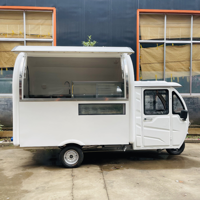 2023 Pedicab polyvalent mobile électrique fast-food snack tricycle pour le commerce de détail
