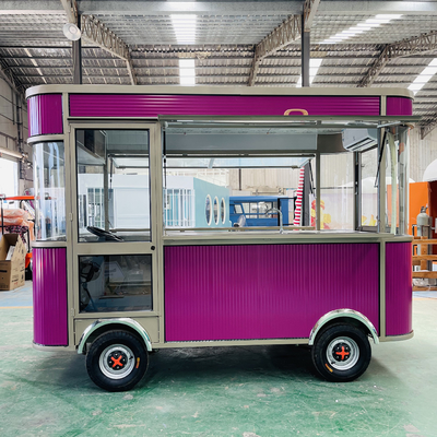 Camion électrique à moteur à poulet frits à la combo cola