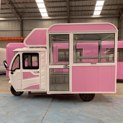 2023 Mobiles polyvalents électriques Fast Food Snack Tricycle Pedicab 3 roues Outlet