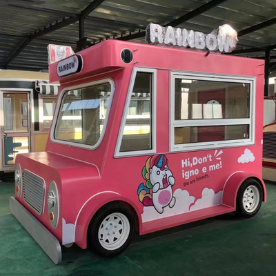 Camion électrique mobile pour la distribution de boissons froides, de crème glacée et de nourriture
