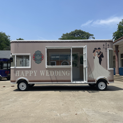 Photo de mariage électrique mobile Commodity and Retail Shop Food Snack Trailer Boutique Cart