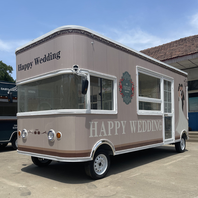 Photo de mariage électrique mobile Commodity and Retail Shop Food Snack Trailer Boutique Cart