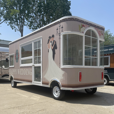 Photo de mariage électrique mobile Commodity and Retail Shop Food Snack Trailer Boutique Cart