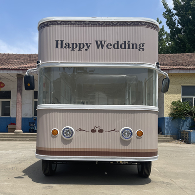 Photo de mariage électrique mobile Commodity and Retail Shop Food Snack Trailer Boutique Cart