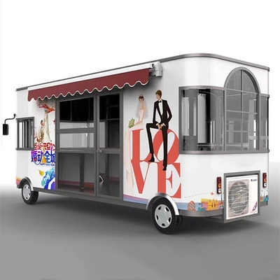 Photo de mariage électrique mobile Commodity and Retail Shop Food Snack Trailer Boutique Cart