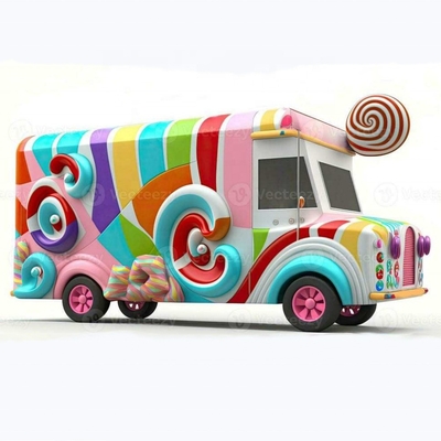 Camion de restauration polyvalent alimenté par batterie pour les bonbons fruits et légumes à base de noix